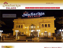 Tablet Screenshot of maharajapalace.com.pk